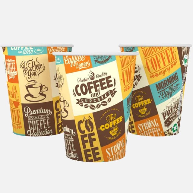 Paper Cups, 90ml Paper Cups