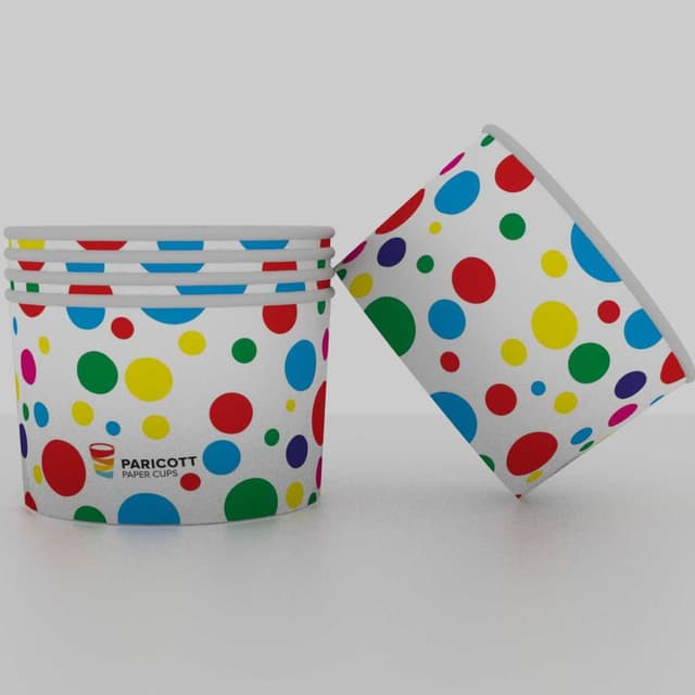 Paper Ice Cream Cups, 50ml Icecream Papercup