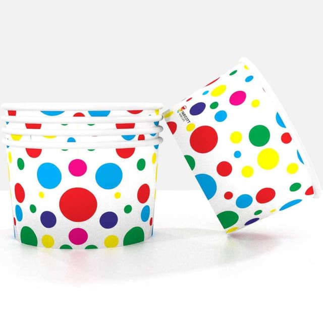 Paper Ice Cream Cups, 100ml Icecream Papercup