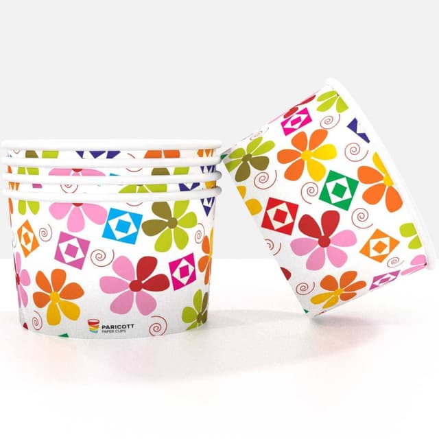 Paper Ice Cream Cups, 100ml Icecream Papercup