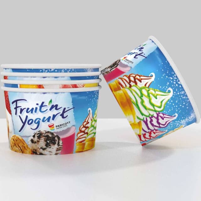 Paper Ice Cream Cups, 100ml Icecream Papercup