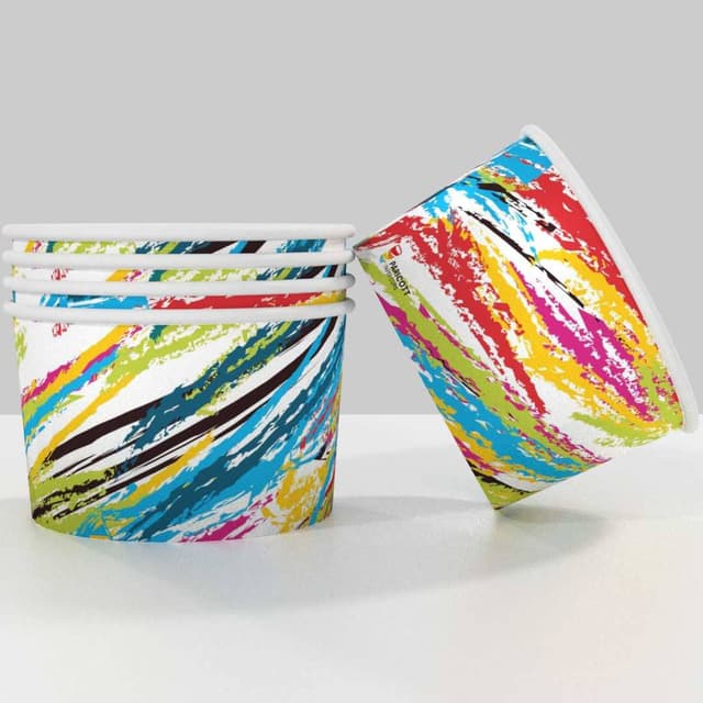 Paper Ice Cream Cups, 100ml Icecream Papercup